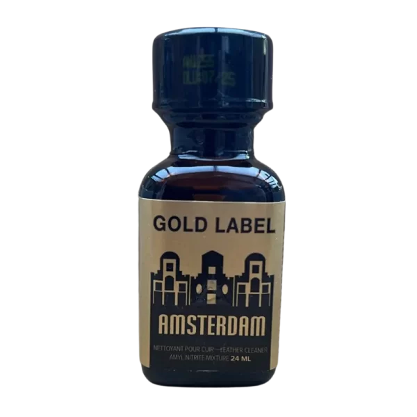 afbeelding van een flesje amsterdam gold label 24ml