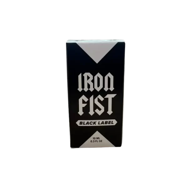 iron fist black label poppers 10ml