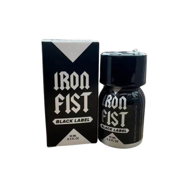 iron fist black label poppers 10ml