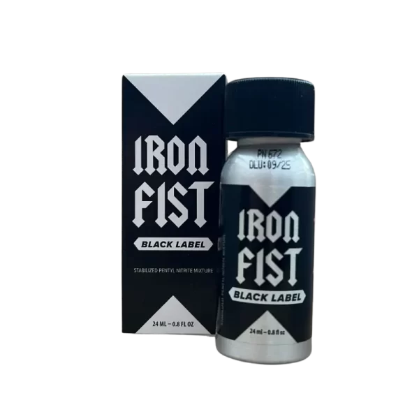 iron fist black label poppers 24ml