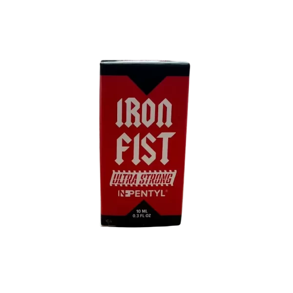 afbeelding van het doosje iron fist ultra strong 10ml