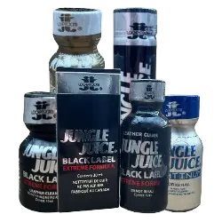 Afbeelding van de product categorie ''Jungle Juice''. Als je er op klikt kom je op de pagina waar je die poppers kunt bestellen.