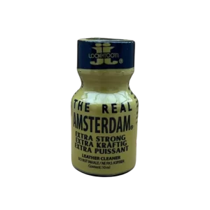 afbeelding van een flesje the real amsterdam poppers